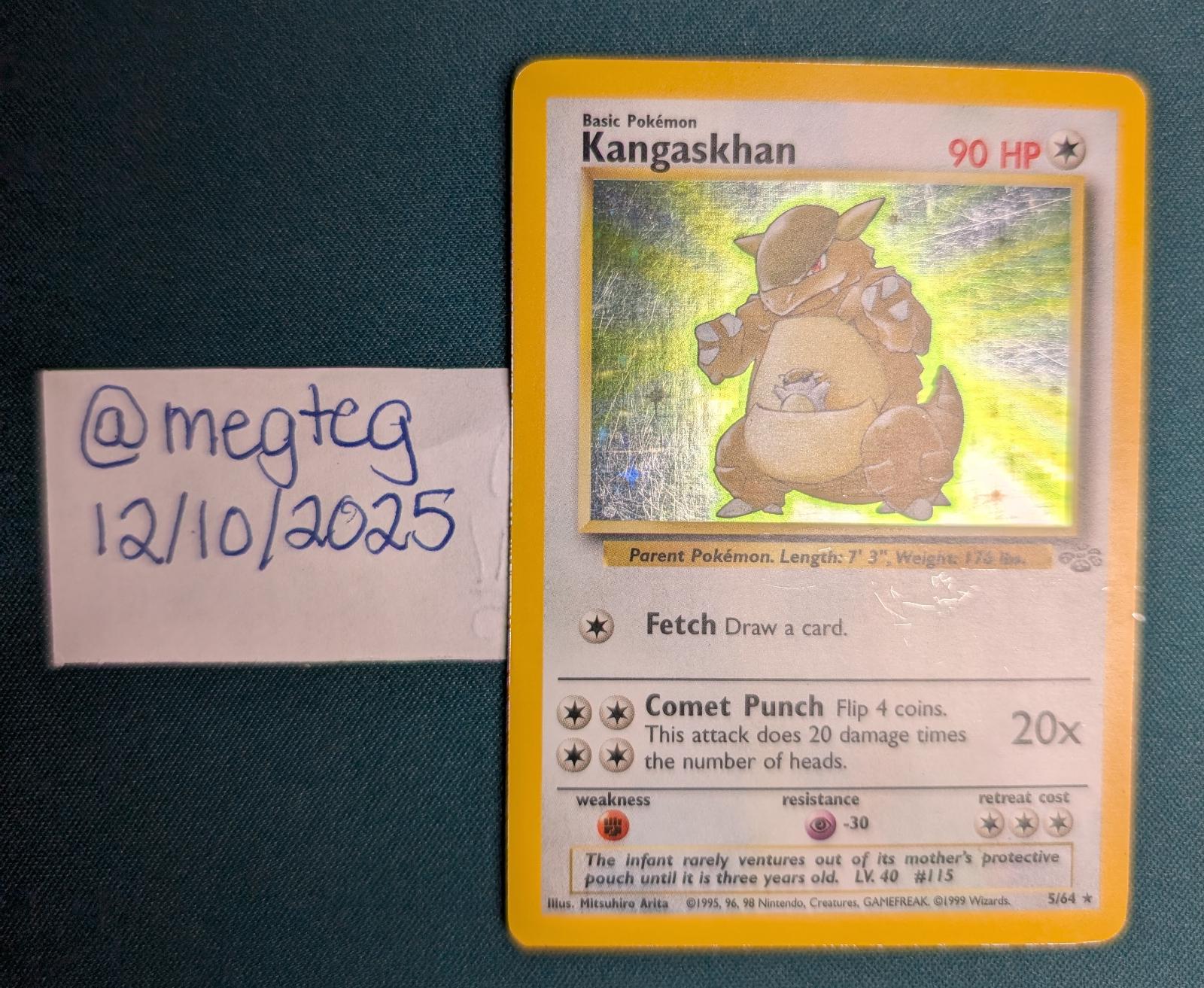 kangaskhan 1995 pokemon card Team Rocket's Kangaskhan ex | Ascended Heroes