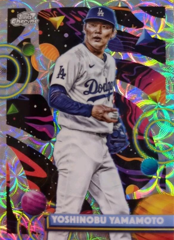 Yoshinobu Yamamoto [Nucleus Refractor] #48 Prices | 2025 Topps