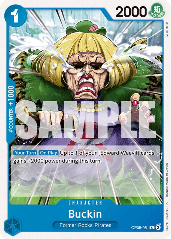 Buckin OP08-051 One Piece Two Legends