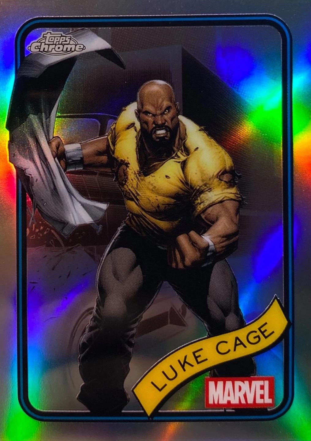 2025 Topps Chrome Luke Cage [Refractor] #111 card