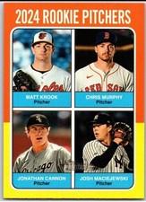 Matt Krook / Chris Murphy / Josh Maciejewski / Jonathan Cannon #616 Baseball Cards 2024 Topps Heritage