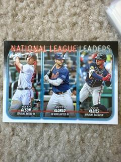 National League Leaders Runs Batted In