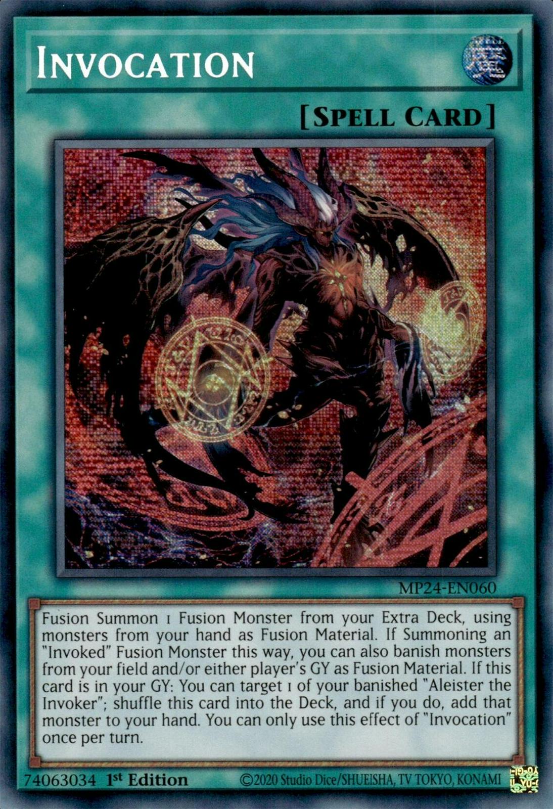 Invocation MP24-EN060 YuGiOh 25th Anniversary Tin: Dueling Mirrors
