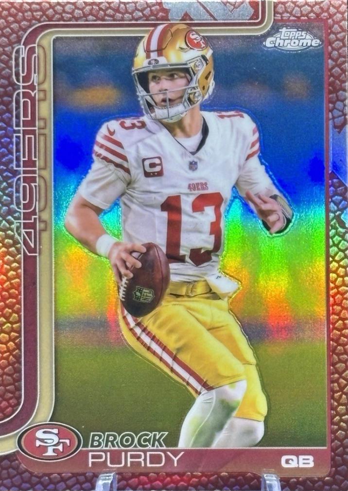 Brock Purdy [Football Leather Refractor] #262