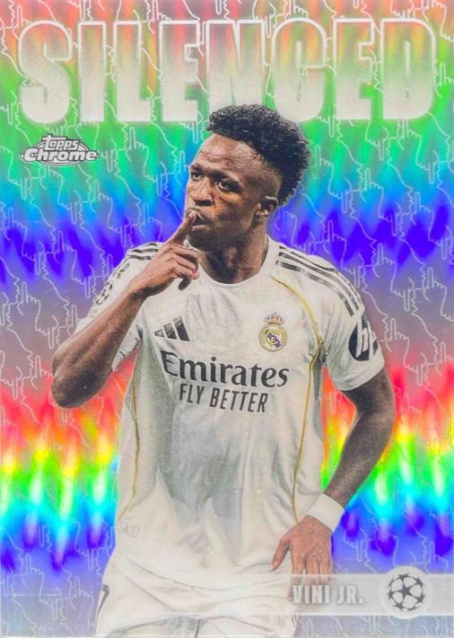 Vini Jr. #SHH-8 2025 Topps Chrome UEFA Silenced