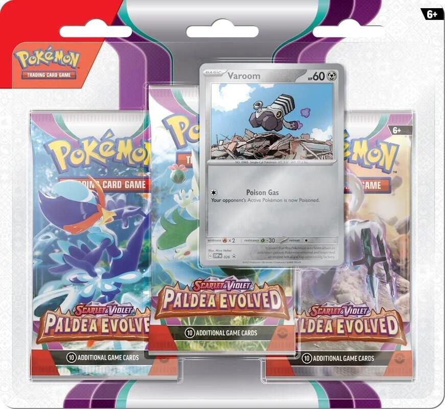 Checklane Blister 3 Pack Pokemon Paldea Evolved