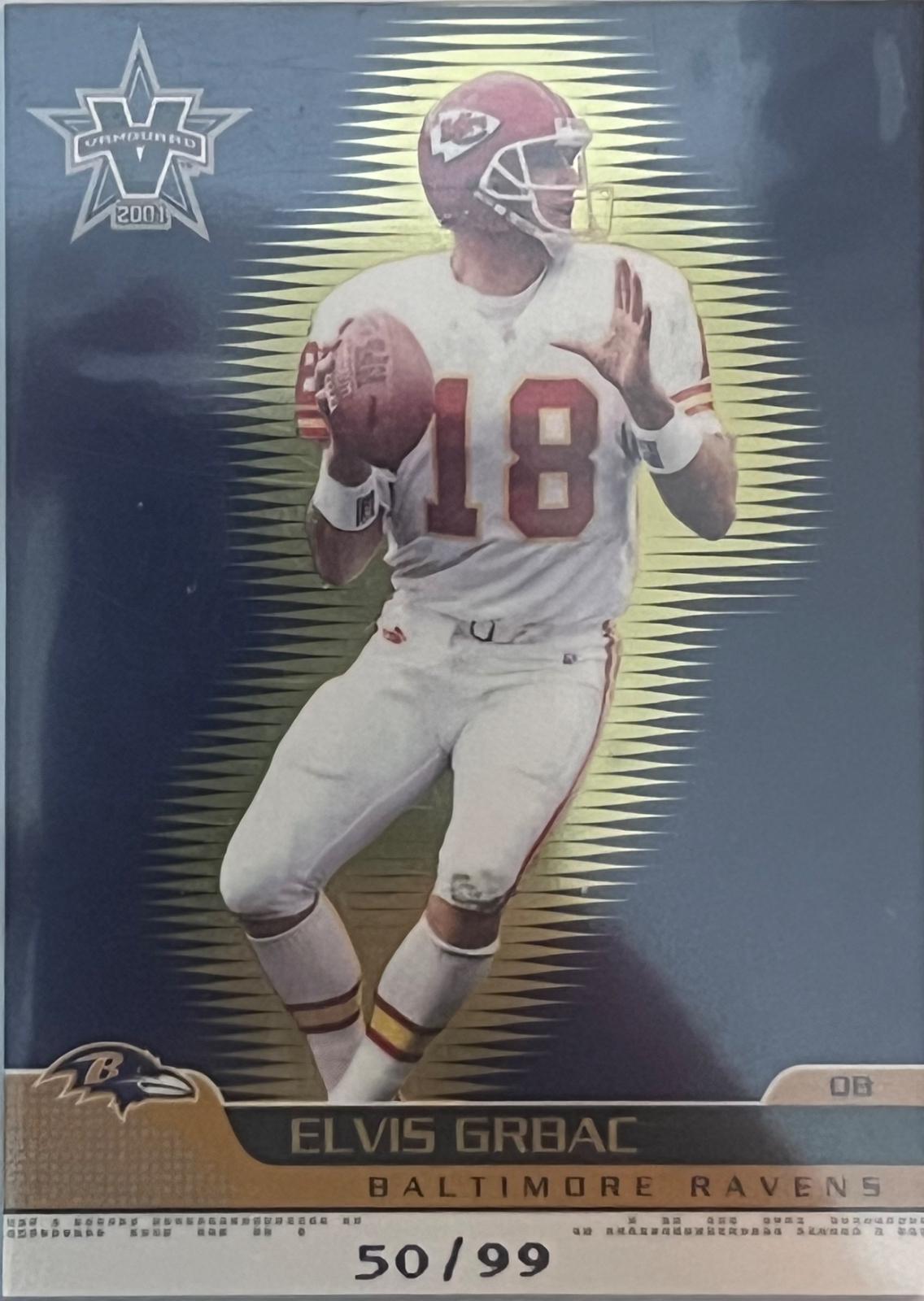 Elvis Grbac #6 2001 Pacific Vanguard Football