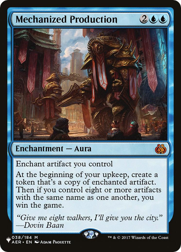 Mechanized Production #38 Magic The List Reprints