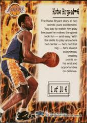 Kobe Bryant #1E Prices | 1998 Fleer Tradition Electrifying