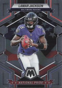 Lamar Jackson #260 Football Cards 2023 Panini Mosaic