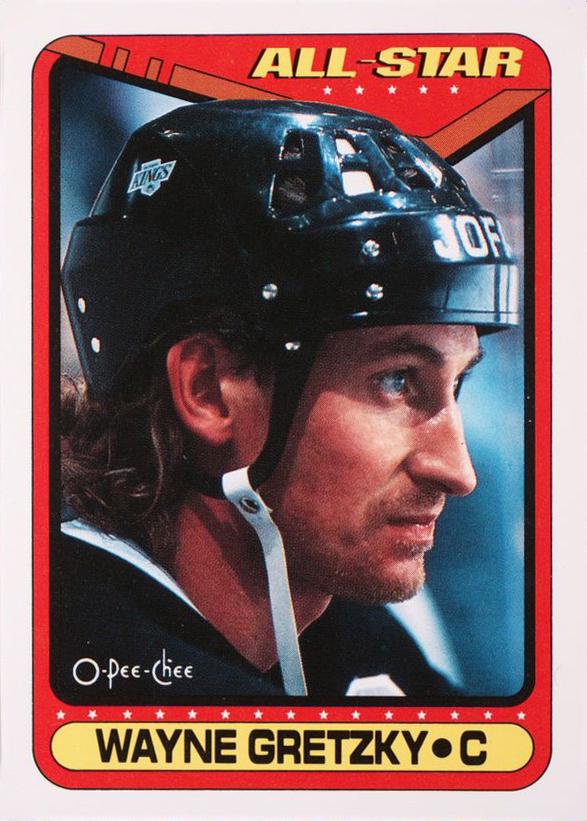 Wayne Gretzky #199 1990-91 O-Pee-Chee Hockey