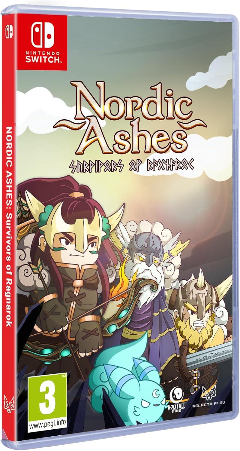 Carátula de Nordic Ashes: Survivors Of Ragnarok para Switch (edición PAL España)