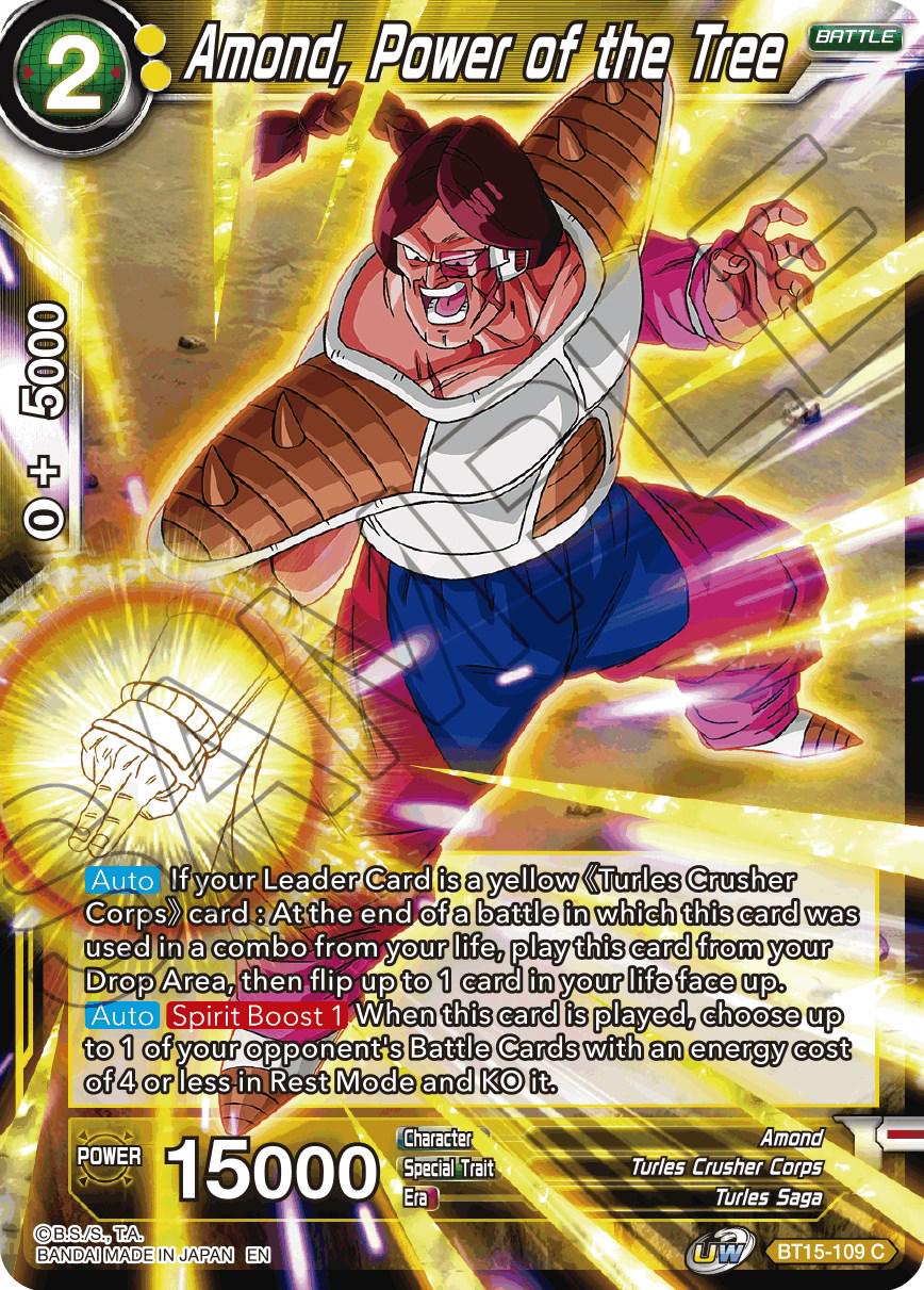 Amond, Power of the Tree BT15-109 Dragon Ball Super Saiyan Showdown