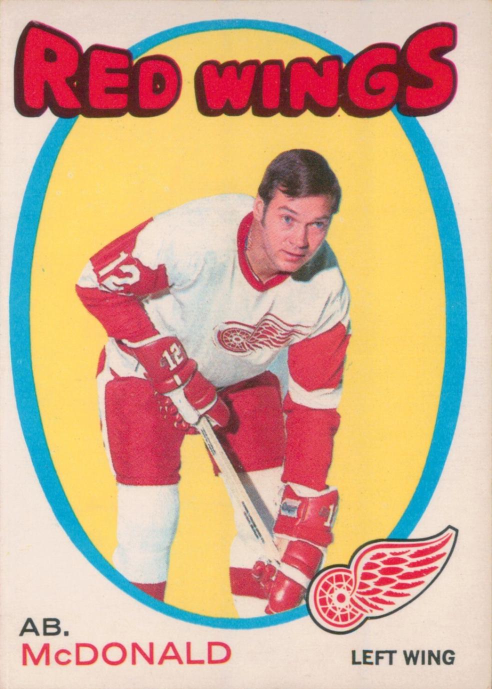 Ab McDonald #134 1971-72 O-Pee-Chee Hockey