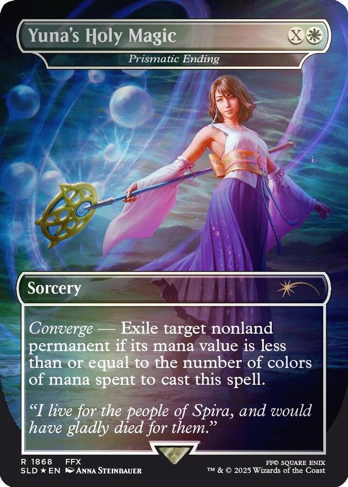 2025 Yuna's Holy Magic - Prismatic Ending [Rainbow Foil] #1868