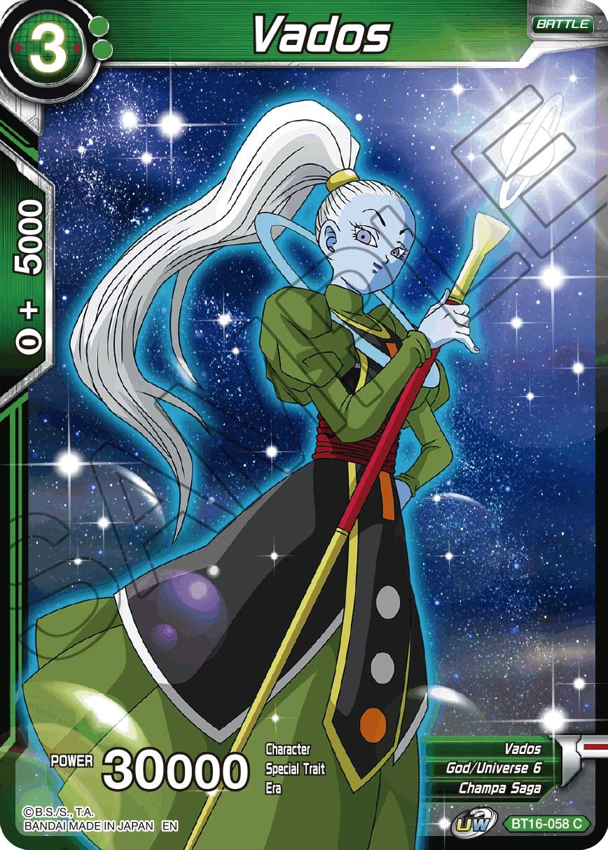 Vados BT16-058 Dragon Ball Super Realm of the Gods