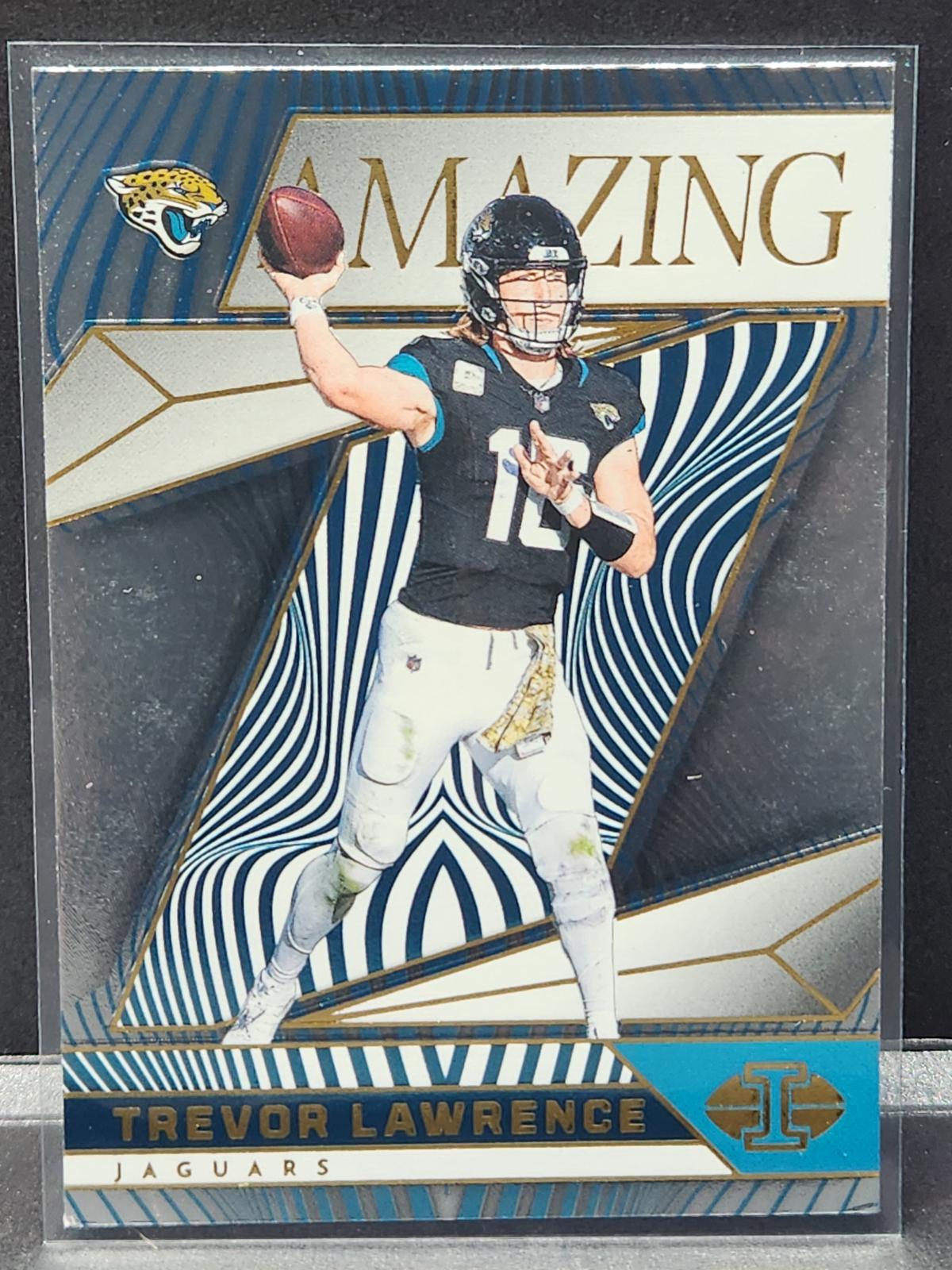 Trevor Lawrence #8 Football Cards 2024 Panini Illusions Amazing