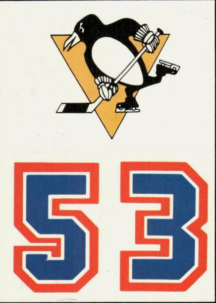 Pittsburgh Penguins #16 1986-87 Topps Hockey Stickers