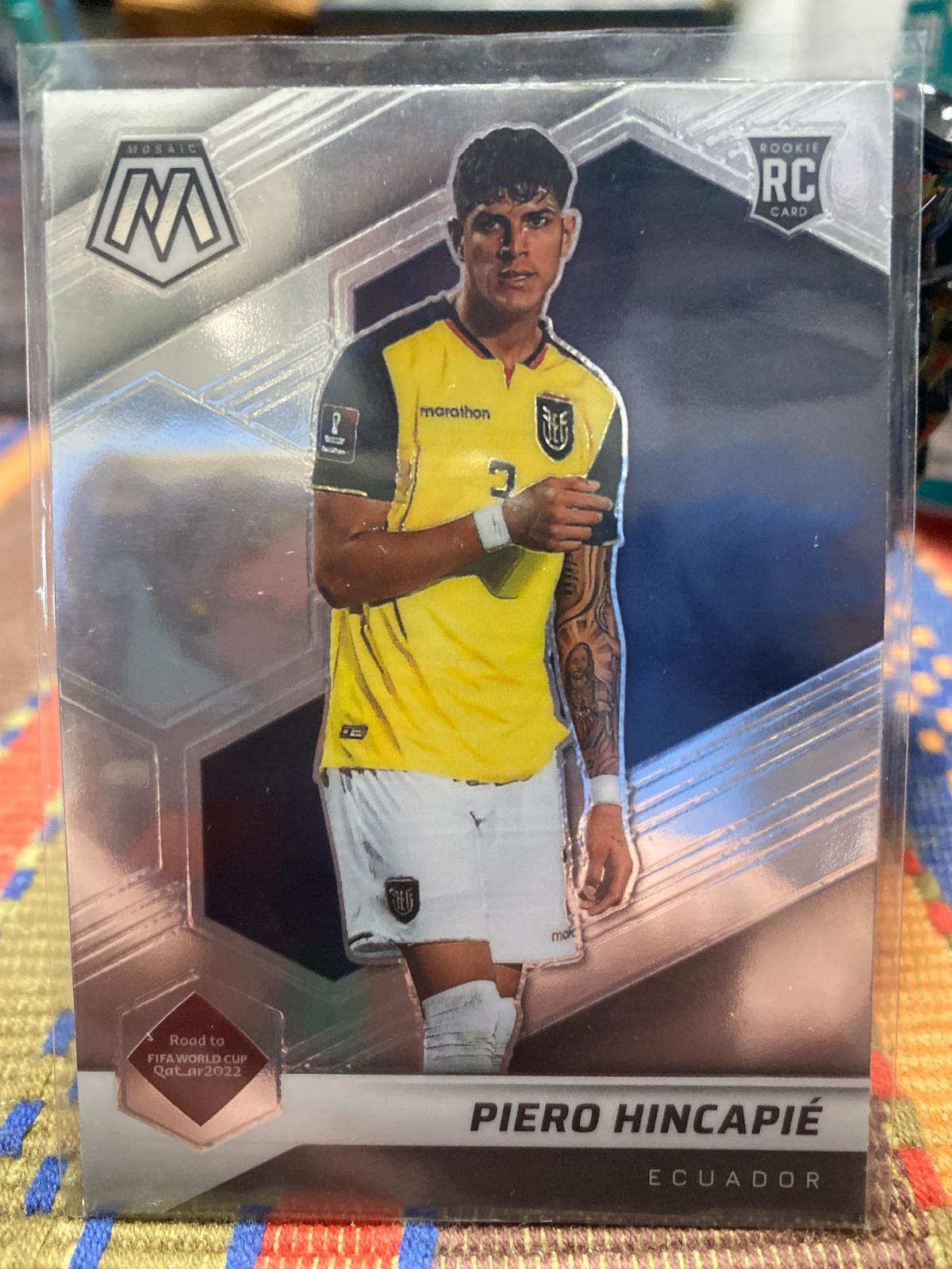 Piero Hincapie #77 Soccer Cards 2021 Panini Mosaic Road to FIFA World Cup