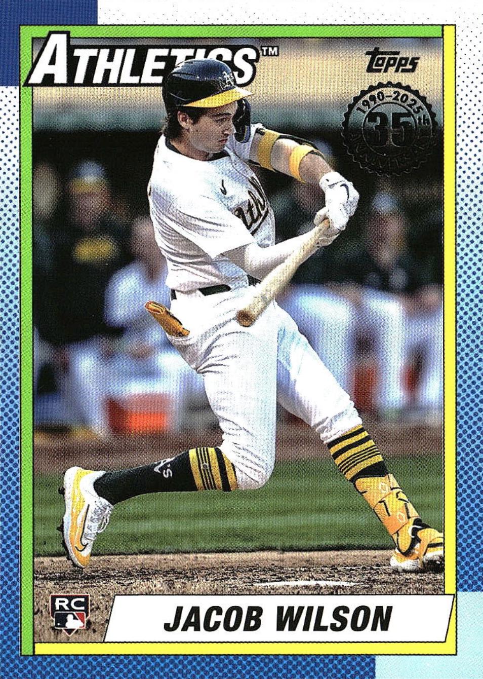 Jacob Wilson #T90-29 Baseball Cards 2025 Topps 1990