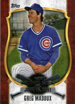Greg Maddux #FHR-24 Baseball Cards 2015 Topps First Home Run Series 2