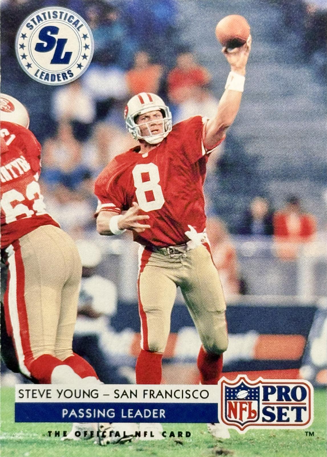 Steve Young #5 1992 Pro Set Football