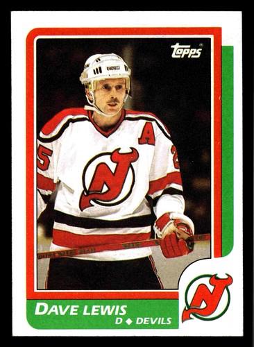 Dave Lewis #85 1986-87 Topps Hockey