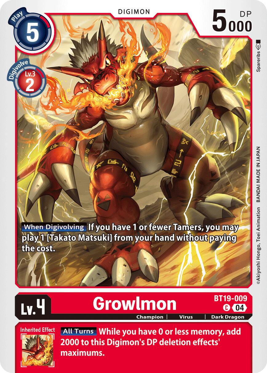 Growlmon front