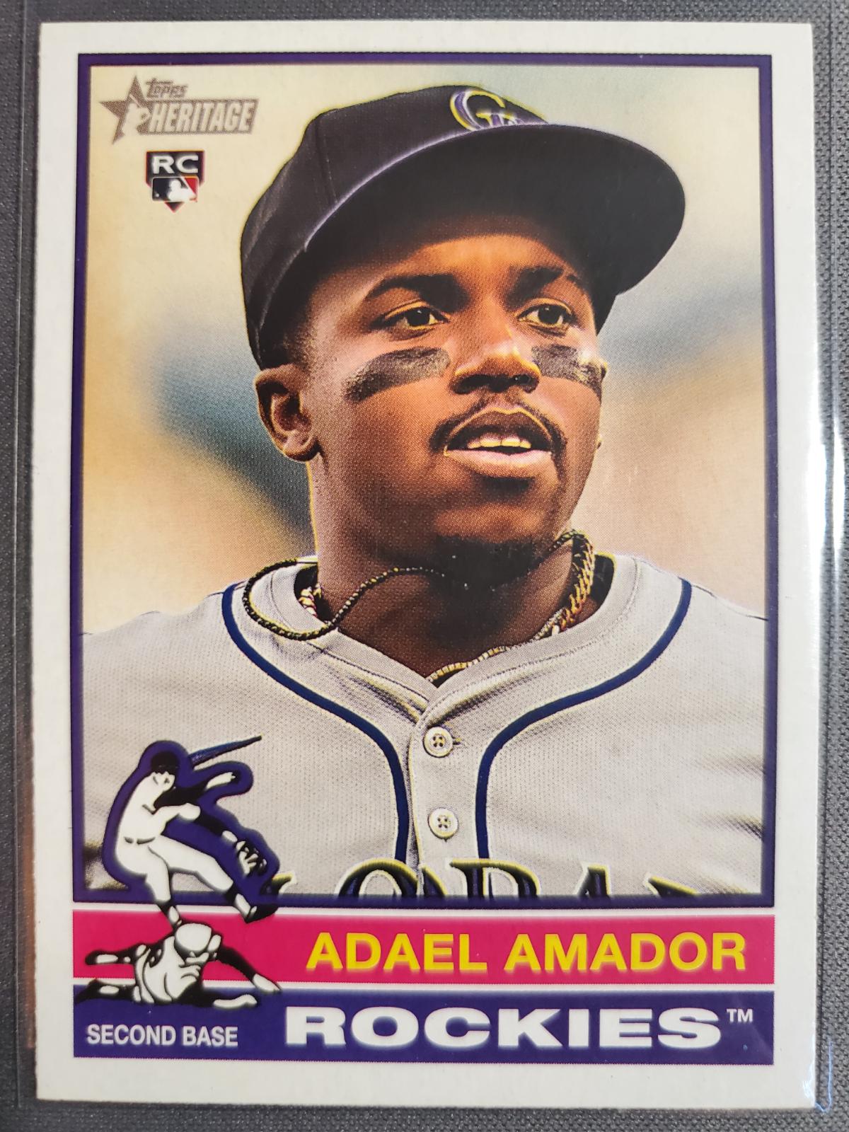 Adael Amador #61 Baseball Cards 2025 Topps Heritage