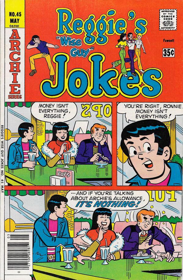 Reggie's Wise Guy Jokes #45 (1978) Comic Books Reggie's Wise Guy Jokes