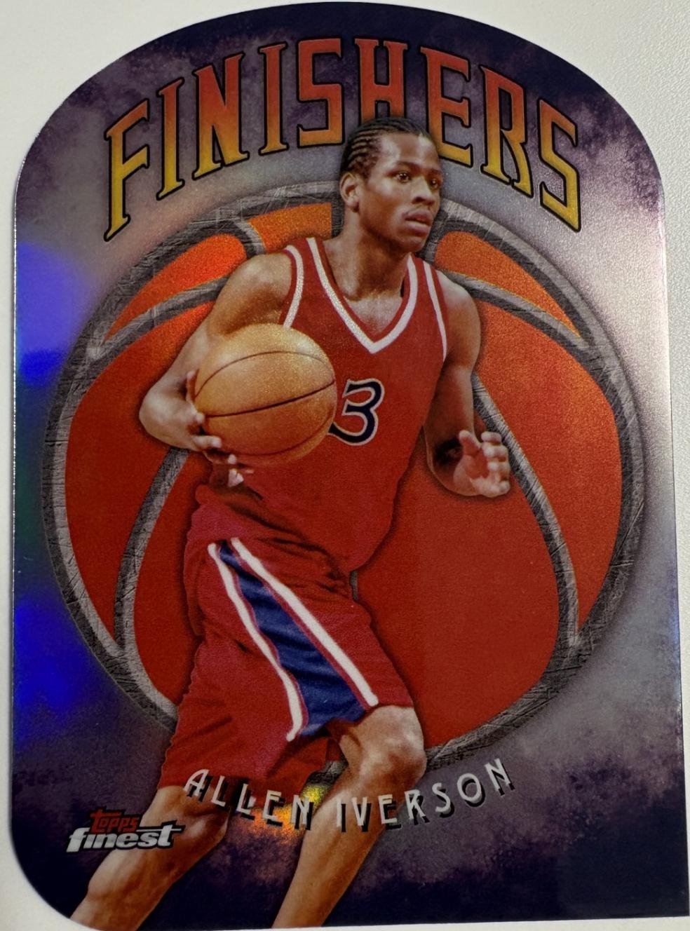 Allen Iverson [Die-Cut Refractor] #F-7