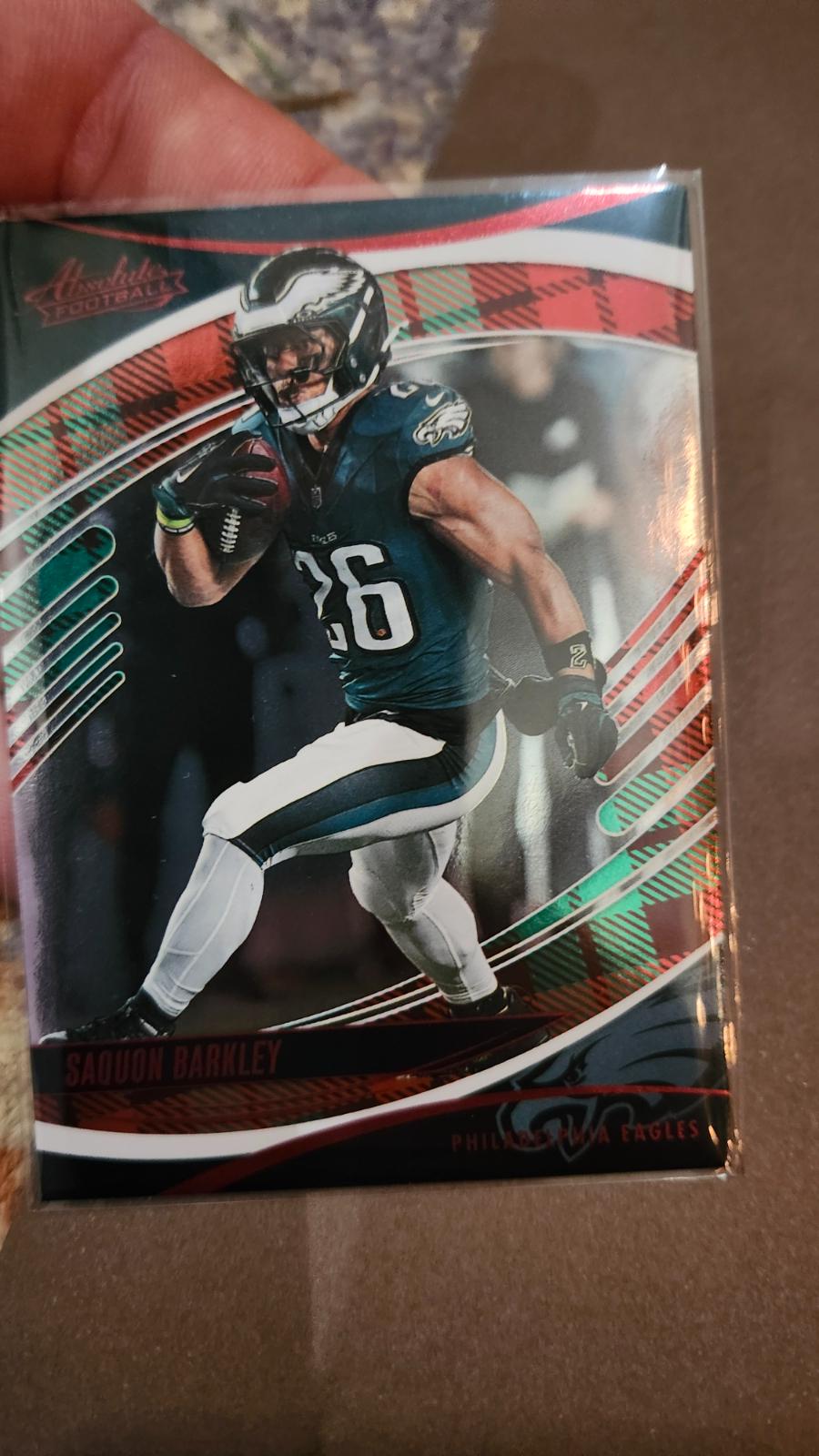 Saquon Barkley #2 2025 Panini Absolute Countdown Calendar Football