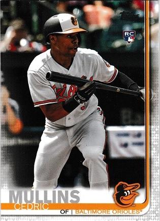 Cedric Mullins #318 Baseball Cards 2019 Topps