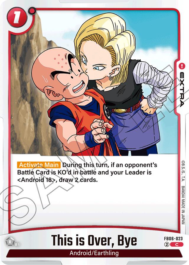 This is Over, Bye FB06-023 Dragon Ball Super Rivals Clash