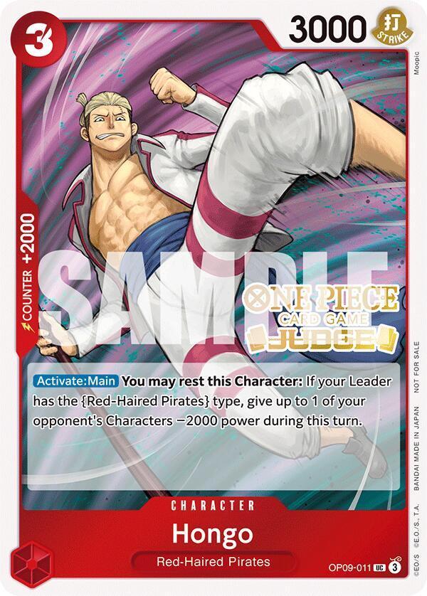Hongo [Judge Pack] OP09-011 Prices | One Piece Promo | One Piece Cards