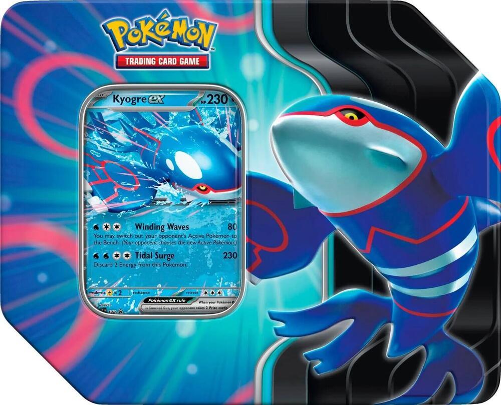 Azure Legends Tin: Kyogre Ex Pokemon Promo