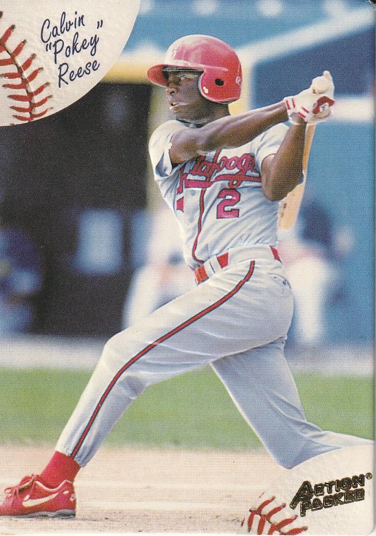 Calvin 'Pokey' Reese #49 1994 Action Packed Minors Baseball