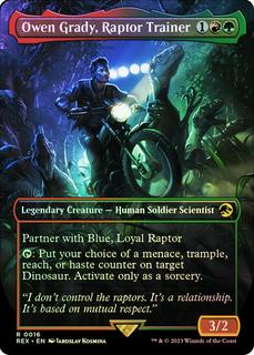 Owen Grady, Raptor Trainer