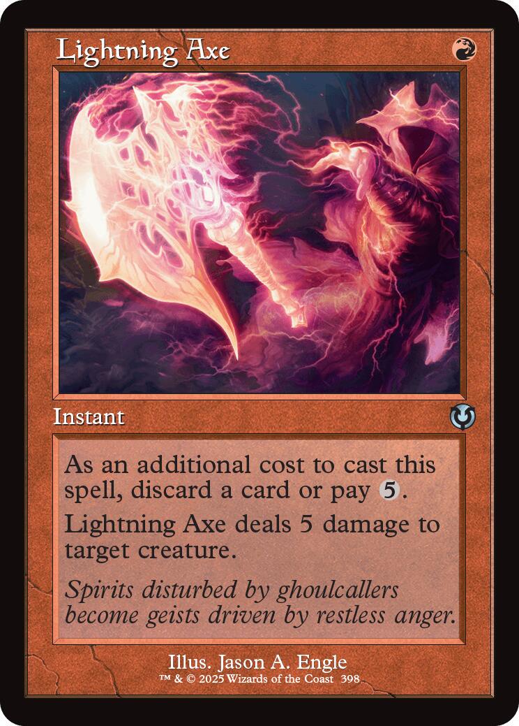Lightning Axe #398 Magic Innistrad Remastered