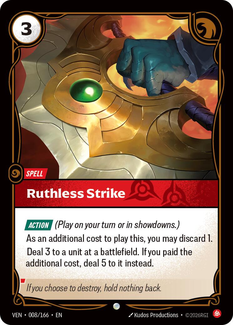 Ruthless Strike (Riftbound Vendetta)