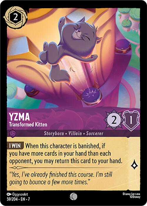Yzma - Transformed Kitten #59 Lorcana Archazia's Island