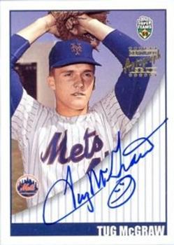 Tug McGraw #STA-TM 2002 Topps Super Teams Baseball Autographs