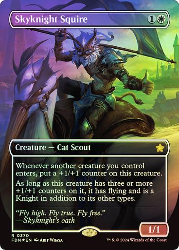 Skyknight Squire [Foil] (Magic Foundations)