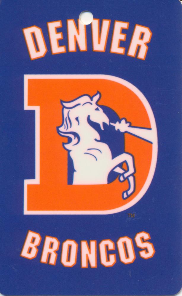 Denver Broncos #7 1993 Chris Martin Enterprises Dog Tags Plus Football