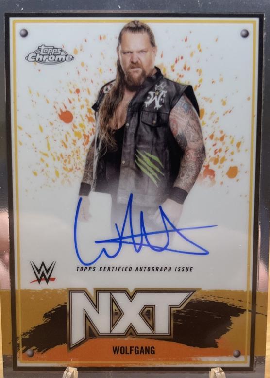 Wolfgang #NXT-WGG Prices | 2025 Topps Chrome WWE NXT Autograph