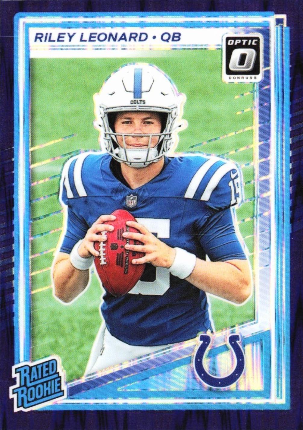 Riley Leonard [Purple Shock] #255 Prices | 2025 Panini Donruss