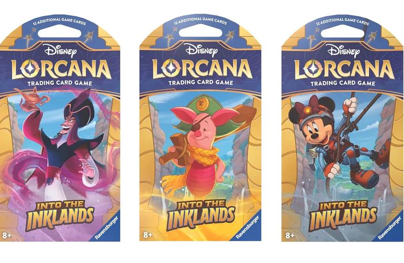 Sleeved Booster Pack Lorcana Into the Inklands