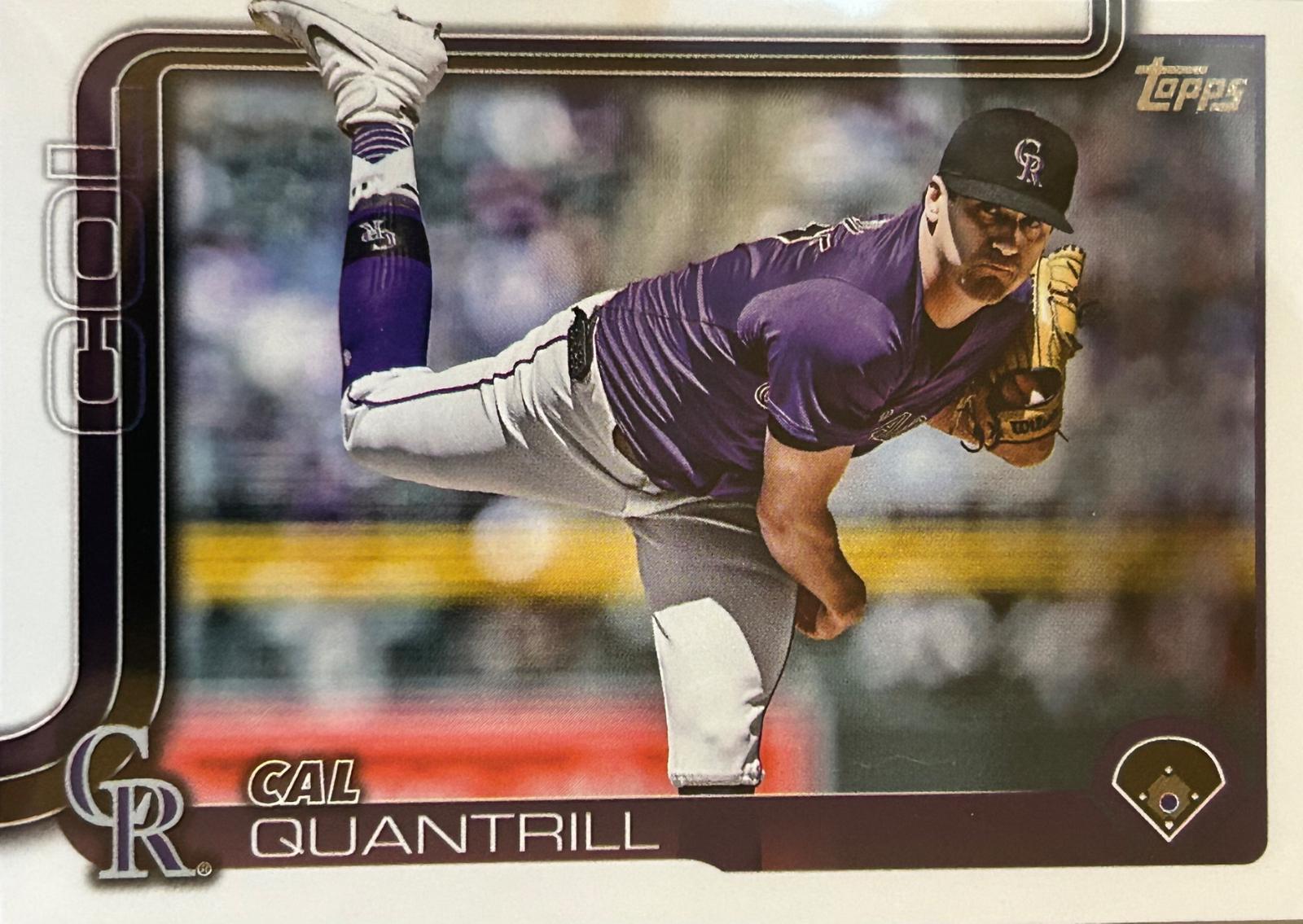 Cal Quantrill #301 Baseball Cards 2025 Topps