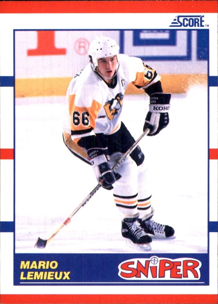 Mario Lemieux #337 1990-91 Score (US) Hockey