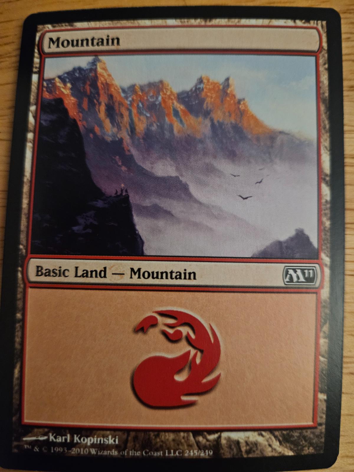 Mountain #245 Magic M11